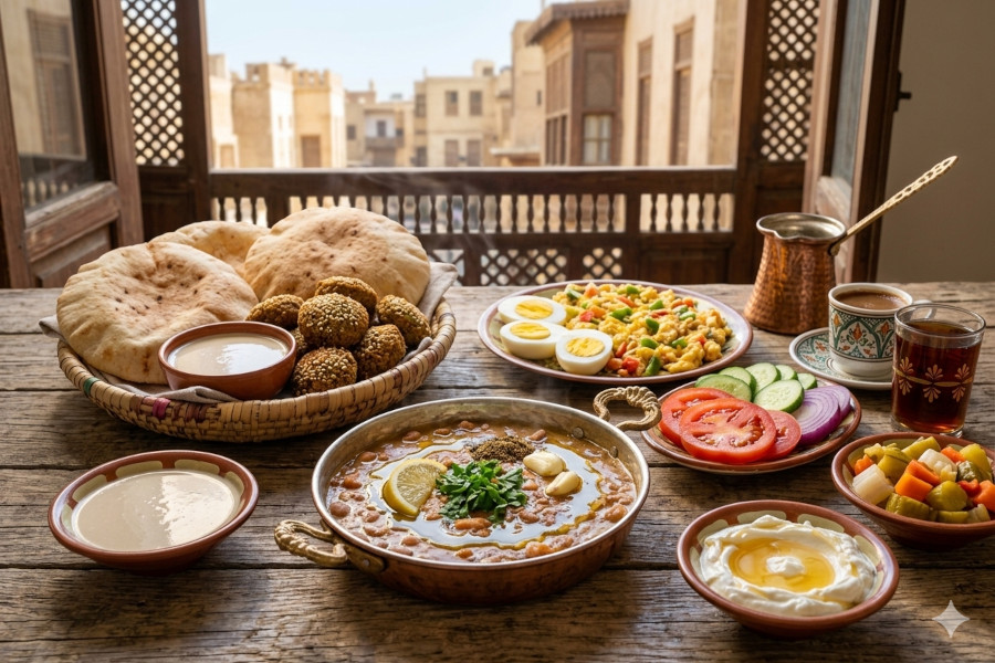 petit déjeuner égypte