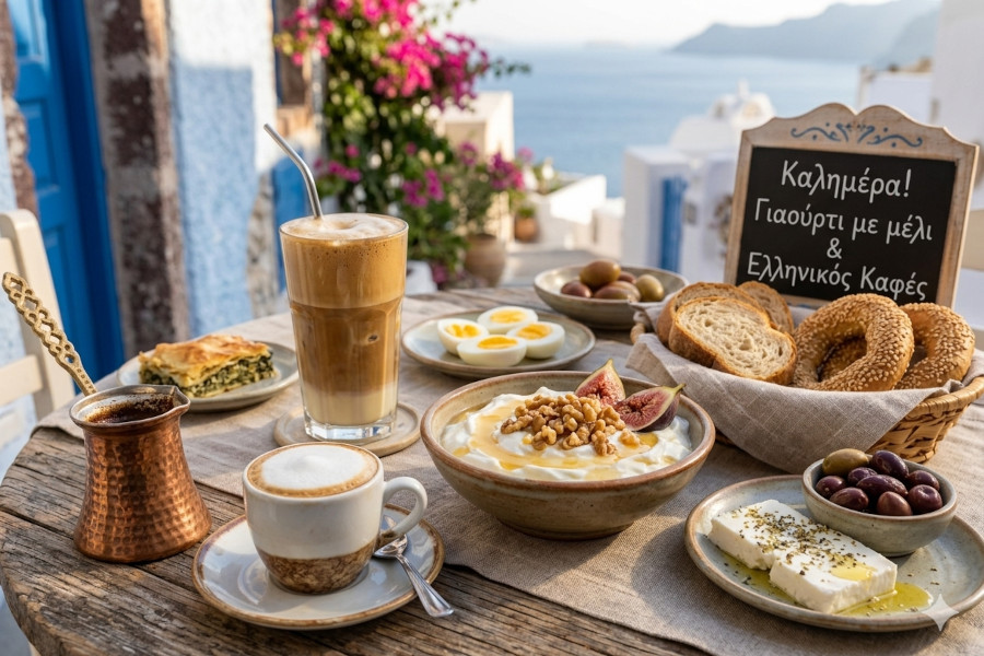 petit déjeuner grèce