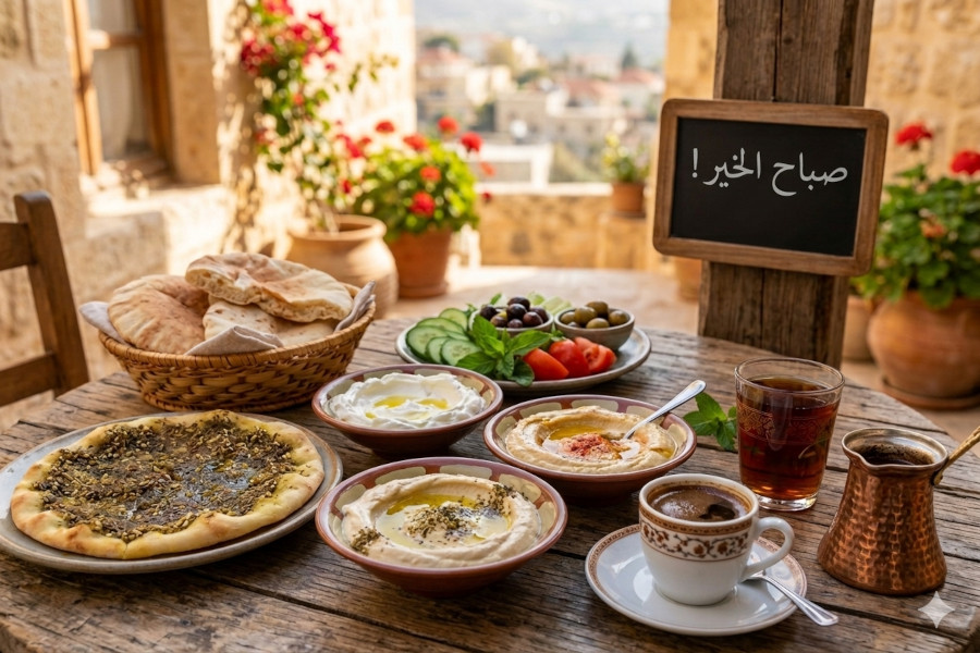 petit déjeuner liban